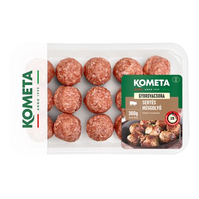 KOMÉTA GYORSVACSORA sertés húsgolyó 360 g
