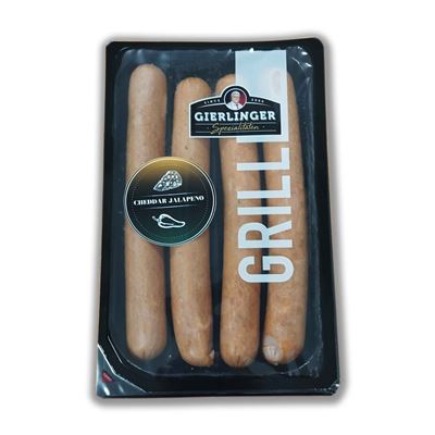 GIERLINGER Cheddar-Jalapeno Ízesítésű Griller 4 db 250 g