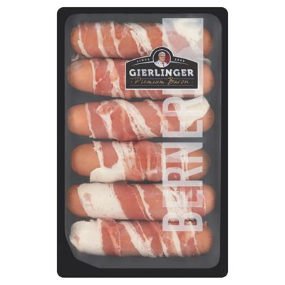 Tamási Gierlinger Premium Bacon roppanós sajtos virsli baconbe göngyölve 300 g