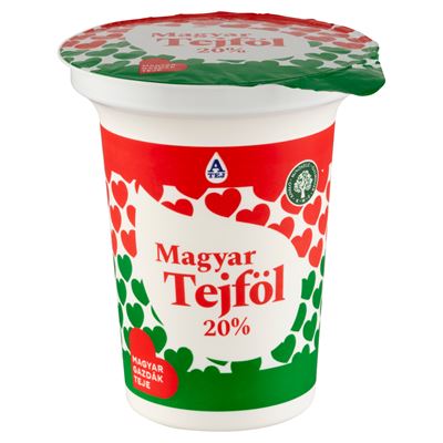 Magyar Tejföl 12%-os Félzsíros Tejföl 330 g