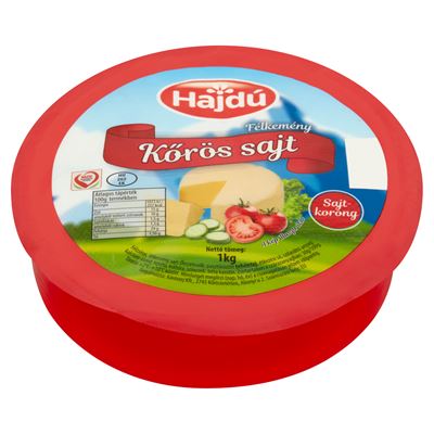 Hajdú Kőrös Félzsíros, Félkemény Sajtkorong 1 kg