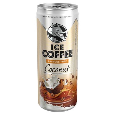 HELL Ice Coffee UHT laktózmentes kókuszízű ital tejjel és kávékivonattal 250 ml