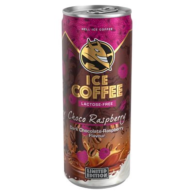 HELL Ice Coffee Choco Raspberry UHT ital tejjel és kávékivonattal 250 ml