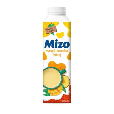 Mizo mangó-ananász ízű tejital, 450ml