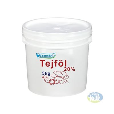 Szatmári Tejföl 20% 5 kg vödörben