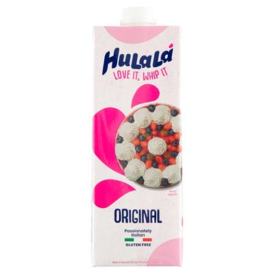 Hulala Növényi Zsír- és Olajalapú, Édesített UHT Habkészítmény 1 l