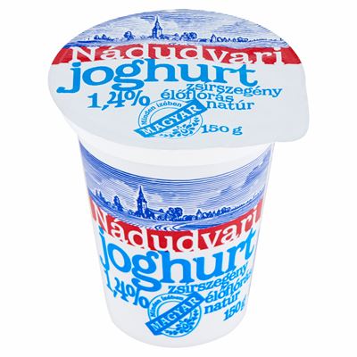 Nádudvari Zsírszegény, Élőflórás Natúr Joghurt 150 g