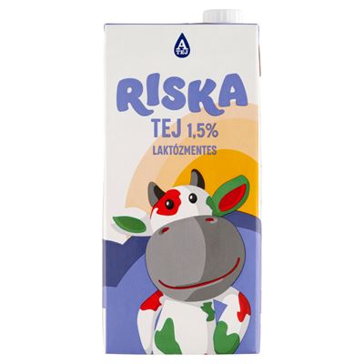 Riska UHT zsírszegény, laktózmentes tej 1,5% 1 l