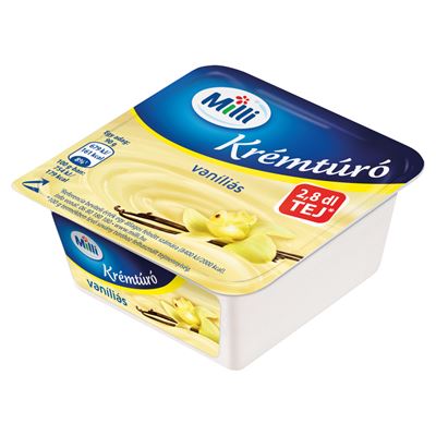 Milli vaníliás krémtúró 90 g