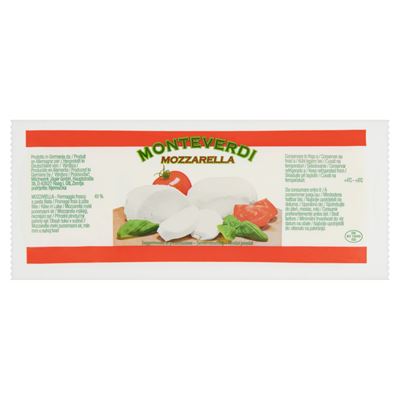 Monteverdi zsíros, lágy mozzarella sajt 400 g