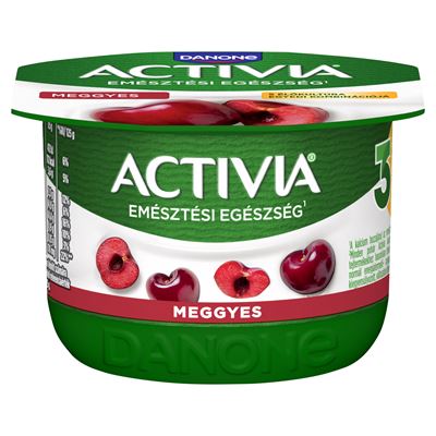 DANONE Activia élőflórás meggyes joghurt 4 x120 g