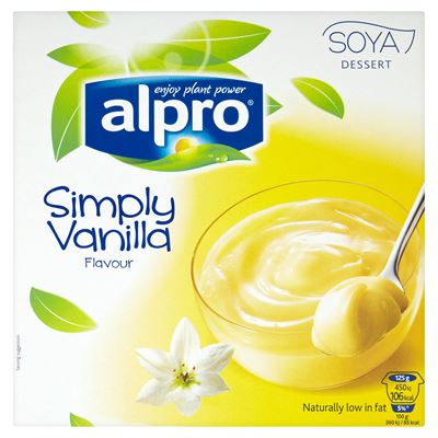 ALPRO Vanília Ízű Szójadesszert (4 x 125 g) 500 g