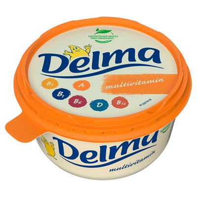Delma Multivitamin 39% zsírtartalmú light margarin vitaminokkal 450 g