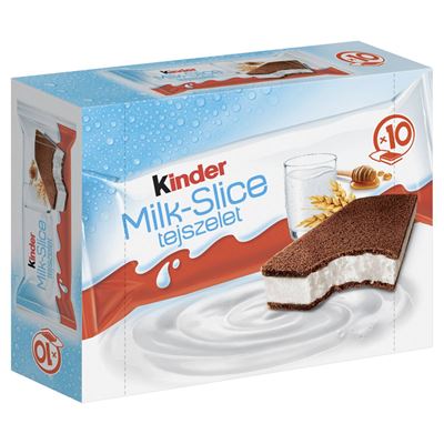 kinder Tejszelet tejes krémmel töltött sütemény 10 x 28 g (280 g)