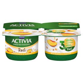 DANONE Activia Rost élőflórás őszibarackos joghurt mazsolával, gabonákkal 4 x 120 g (480 g)