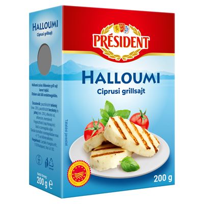 Président Halloumi Félkemény Grillsajt 200 g