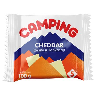 Camping Lapka Szeletelt Cheddar Sajt 100 g
