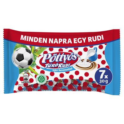 Pöttyös Túró Rudi Tejes Bevonattal 7 x 30 g