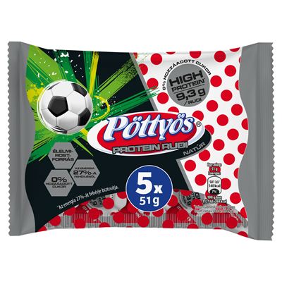 Pöttyös Protein Túró Rudi Natúr 5 x 51 g