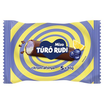 Mizo TÚRÓ RUDI Citrom-áfonya 5 x 45 g