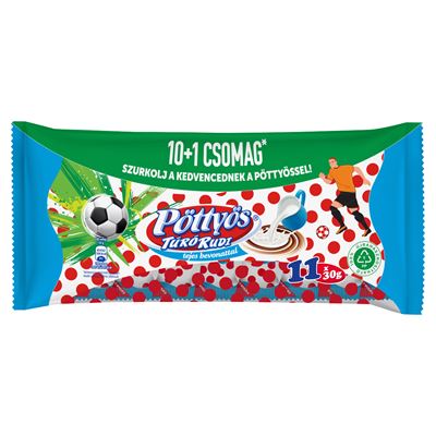 Pöttyös Túró Rudi Natúr Tejbevonattal 11×30g