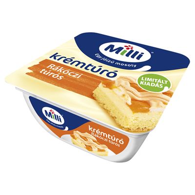Milli Rákóczi Túrós Ízű Krémtúró 90g