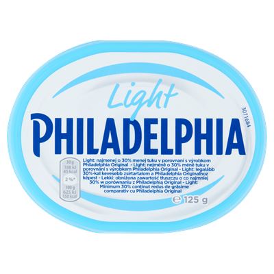 PHILADELPHIA Light sajtos szendvicskrém 125 g