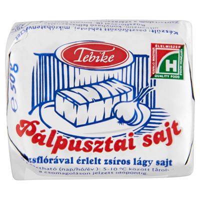Tebike Pálpusztai Zsíros Lágy Sajt 50 g