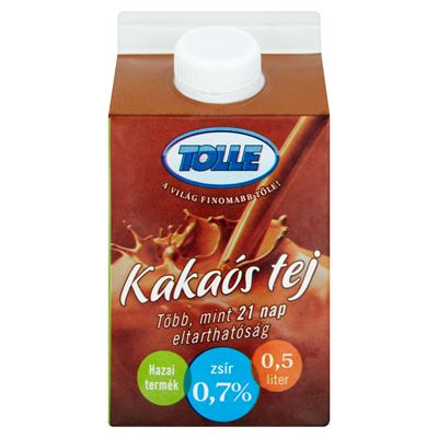Tolle ESL Zsírszegény Kakaós Tej 500 ml