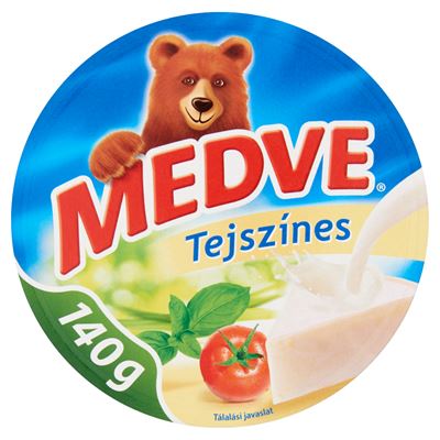 MEDVE tejszínes kenhető, félzsíros ömlesztett sajt 8 x 17,5 g (140 g)