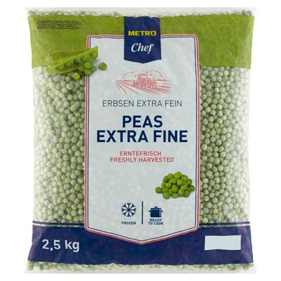METRO Chef Gyorsfagyasztott Extra Zsenge Zöldborsó 2,5 kg