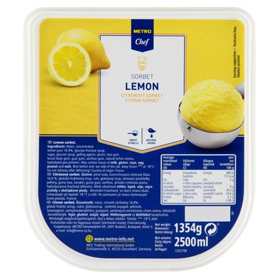 METRO Chef Citrom Sorbet 2,5 l