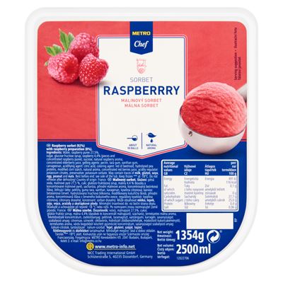 METRO Chef Málna Sorbet 2,5 l
