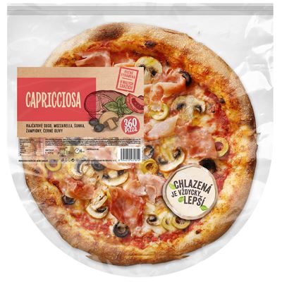 360 PIZZA Capricciosa 470 g