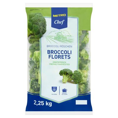 METRO Chef Gyorsfagyasztott Brokkoli 40/60 2,25 kg