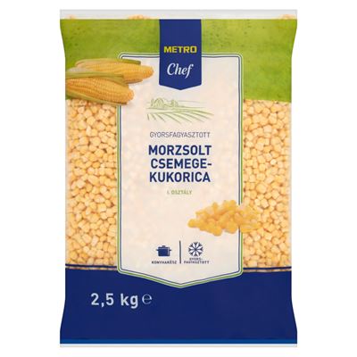 METRO Chef Gyorsfagyasztott Morzsolt Csemegekukorica 2,5 kg