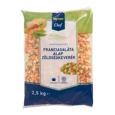 METRO Chef Gyorsfagyasztott Franciasaláta Alap 2,5 kg