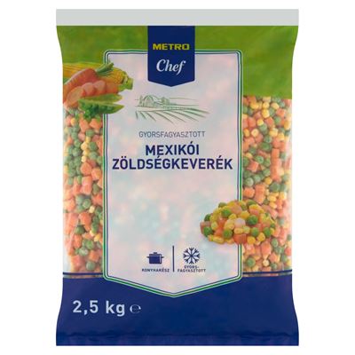 METRO Chef Mexikói Zöldségkeverék 2,5 kg