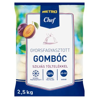 METRO Chef Gyorsfagyasztott Gombóc Szilvás Töltelékkel 2,5 kg