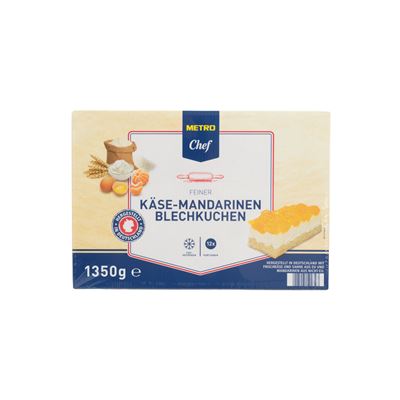 METRO Chef Gyorsfagyasztott Mandarinos Sajttorta 1,35 kg