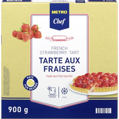 METRO Chef Gyorsfagyasztott Epertorta 900 g