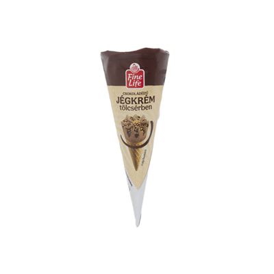 Fine Life Tölcséres Csokis Jégkrém 130 ml