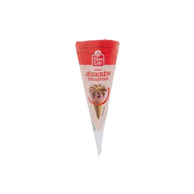 Fine Life Epres Tölcséres Jégkrém 130 ml