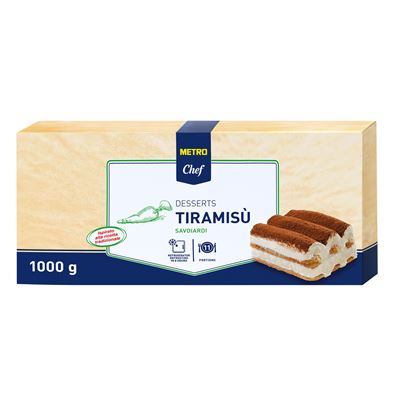 METRO Chef Gyorsfagyasztott Tiramisu Desszert 1 kg