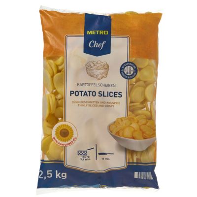 METRO Chef burgonya szeletek 2,5 kg