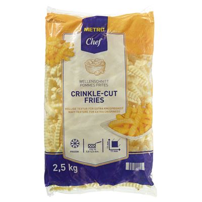 METRO Chef Hullámos Hasábburgonya 2,5 kg