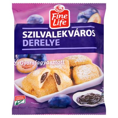 Fine Life Gyorsfagyasztott Szilvalekváros Derelye 600 g
