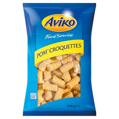 AVIKO Food Service Gyorsfagyasztott Burgonyakrokett 2,5 kg