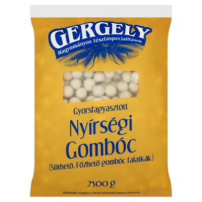 Gergely Gyorsfagyasztott Nyírségi Gombóc 2,5 kg