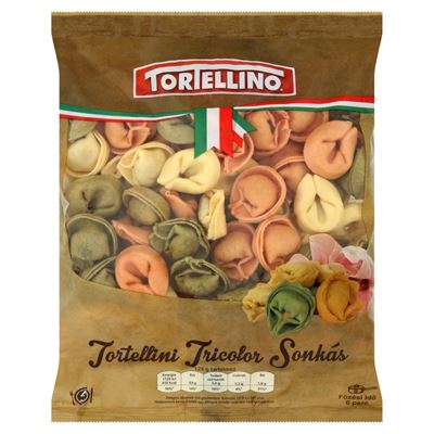 TORTELLINO Tortellini Tricolor Sonkás Friss Tészta 500 g